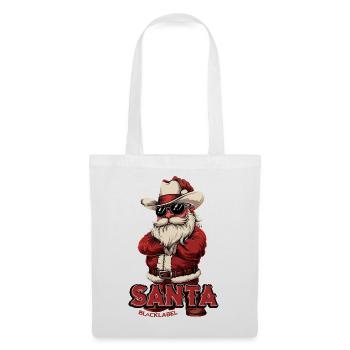 Badass-Santa-by-BlackLabel - Stoffbeutel - Weiß - Vorne