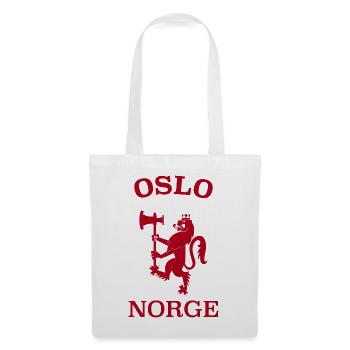 Oslo Norge Norway Norwegen - Stoffbeutel - Weiß - Vorne