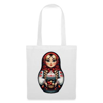 Matryoshka in Russian Matryoshka Doll Russian - Tote Bag - white - Front