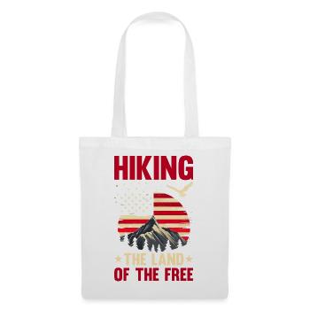 Hiking Mountain Trail Backpacking Outdoors Poaching - Tote Bag - white - Front