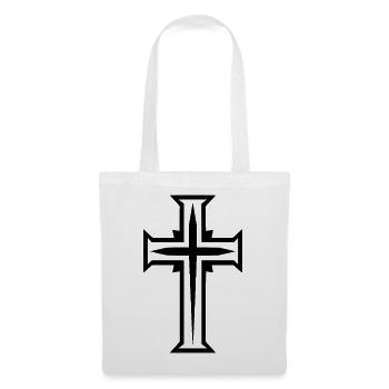 Christian Cross - Tote Bag - white - Front