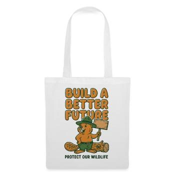 Build a Better Future Beaver - Tote Bag - white - Front