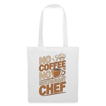 Restaurant Chef No Coffee Head Chef Coffee Lover - Tote Bag - white - Front
