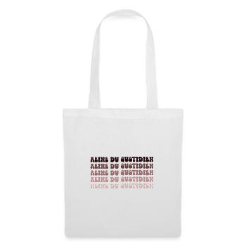 Reine du quotidien - Sac en tissu - blanc - Devant