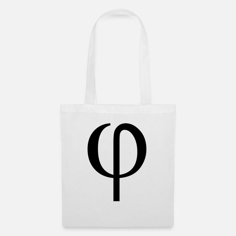 phi greek - Sac en tissu - blanc