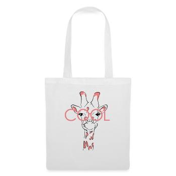GIRAFFE COOL - Stoffbeutel - Weiß - Vorne