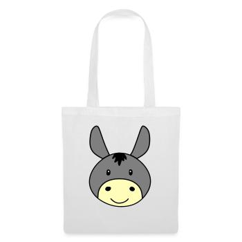 Cute donkey - Tote Bag - white - Front