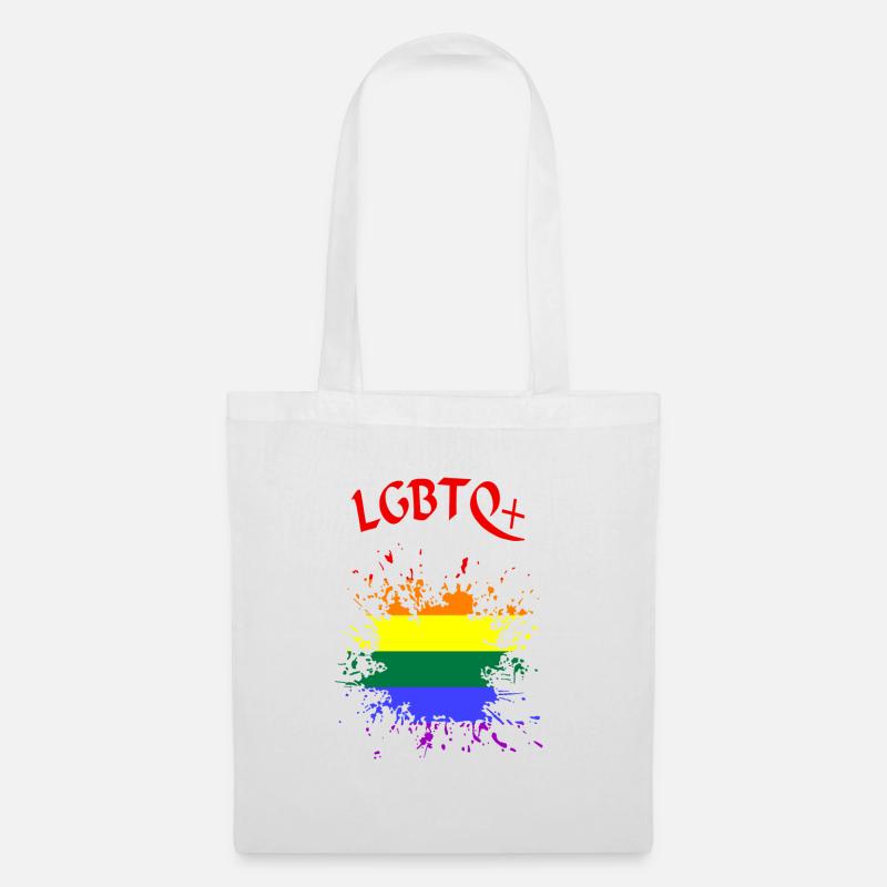 LGBTQ - Stoffbeutel - Weiß