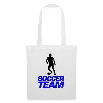 Équipe de football - Sac en tissu - blanc - Devant