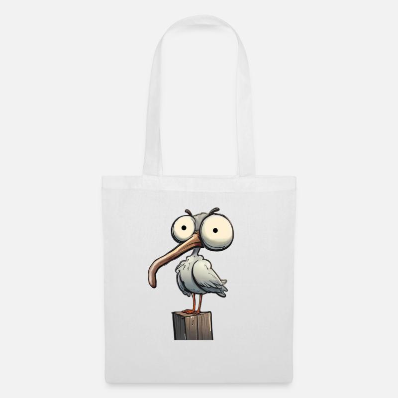 Möwe - Stoffbeutel - Weiß
