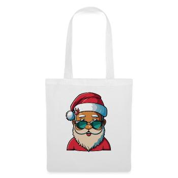 Weihnachtsmann - Stoffbeutel - Weiß - Vorne