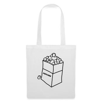 Maïs soufflé 01 - Sac en tissu - blanc - Devant