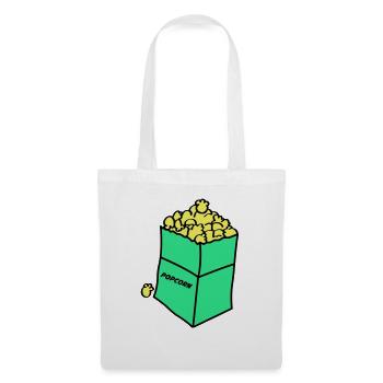 Maïs soufflé 02 - Sac en tissu - blanc - Devant