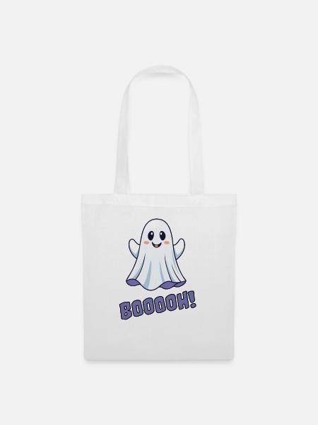 Cute Ghost - Stoffbeutel - Weiß