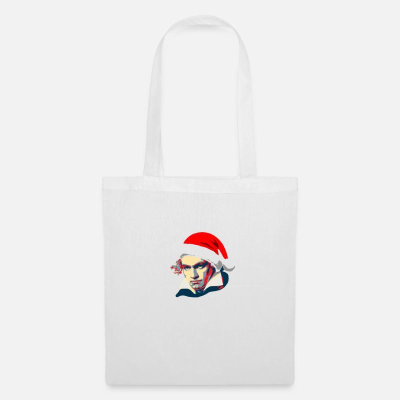 Da Da Da Daaaaaaa Ludwig Van Beethoven Weihnachten - Stoffbeutel - Weiß