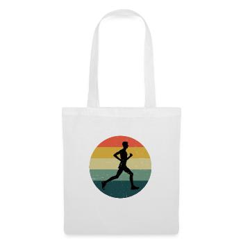 Course à pied Homme Jogging Course à pied - Sac en tissu - blanc - Devant