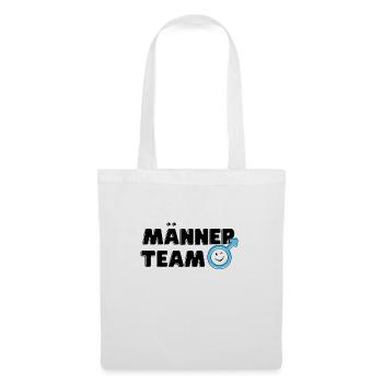 Männer Team Stolz - Stoffbeutel - Weiß - Vorne