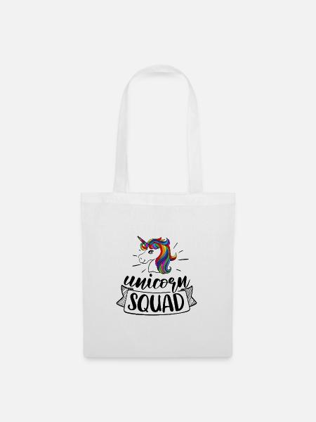 Unicorn Squad Unicorn Lover - Stoffbeutel - Weiß