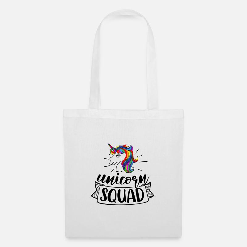 Unicorn Squad Unicorn Lover - Stoffbeutel - Weiß