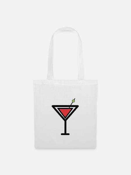 Cocktail - Stoffbeutel - Weiß