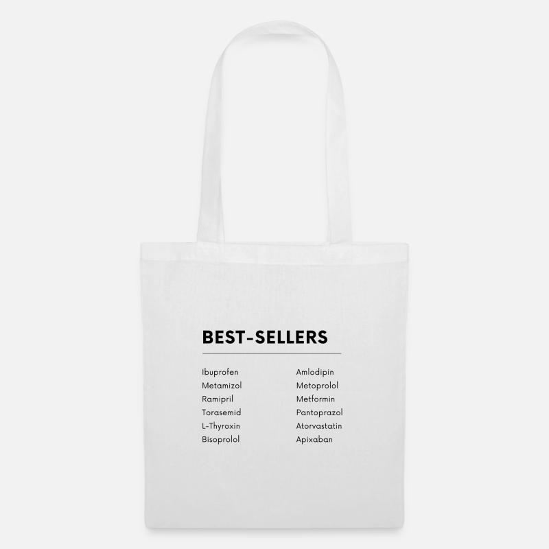 Top Sellers Arzneimittel - Stoffbeutel - Weiß