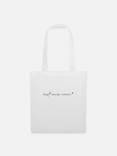 Mama Geschenk Beste Mama - Stoffbeutel - Weiß