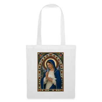 MARY MIT TAUBE - Stoffbeutel - Weiß - Vorne