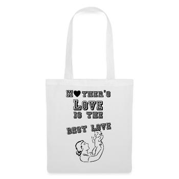 Mother’s love is the best love cadeau - Sac en tissu - blanc - Devant