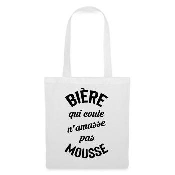 Rolling beer doesn't build foam - Tote Bag - white - Front