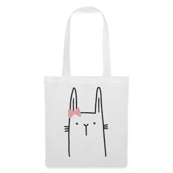 Bunny Girl Easter Bunny - Tote Bag - white - Front