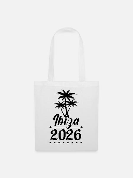 Ibiza 2026 - Stoffbeutel - Weiß