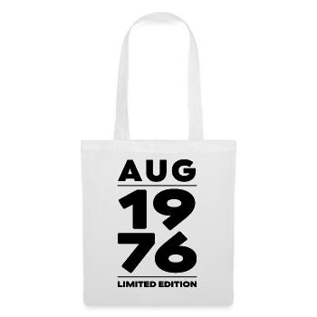 Limited Edition August 1976 Birthday Gift - Tote Bag - white - Front