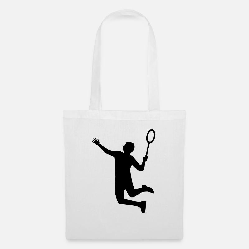 Badminton - Stoffbeutel - Weiß