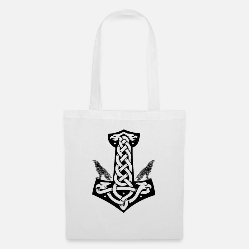Mjölnir - Stoffbeutel - Weiß