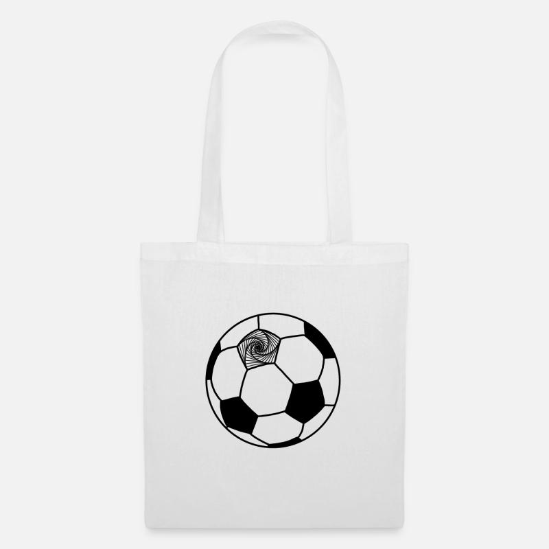 Fußball - Stoffbeutel - Weiß