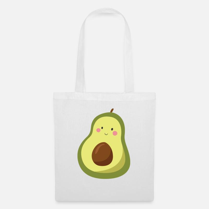 avocado - Stoffbeutel - Weiß