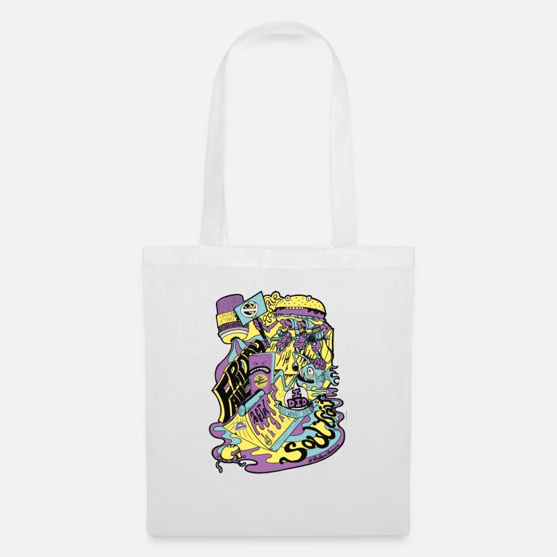 LTD EDITION - Rollers Mashup by Ross Couchman - Tote Bag - white