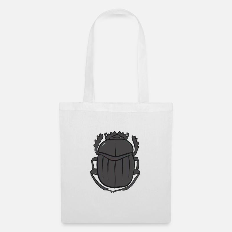 scarab - Tote Bag - white