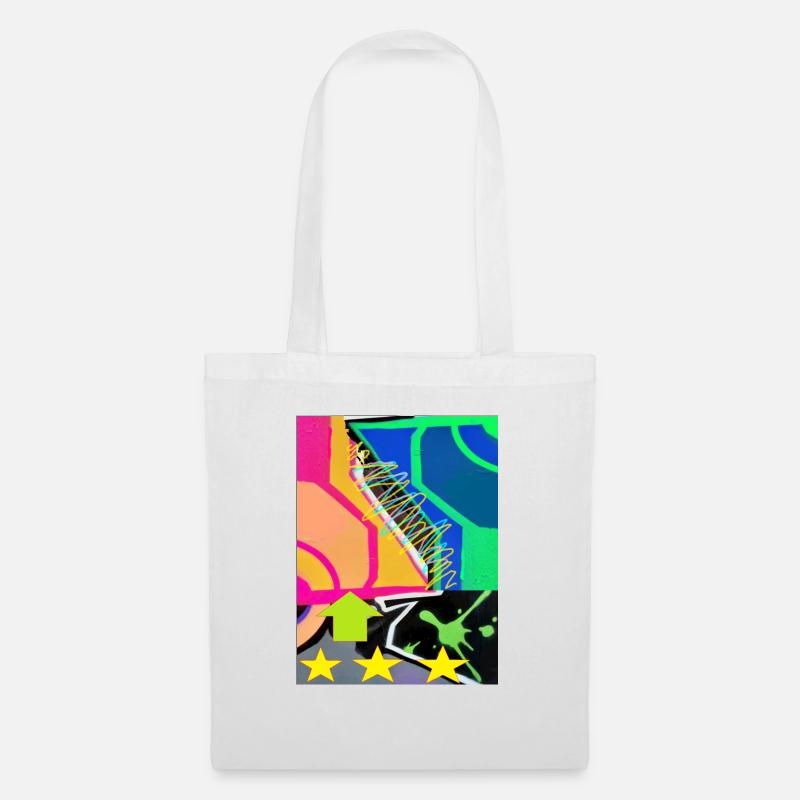 graffiti Colours - Tote Bag - white