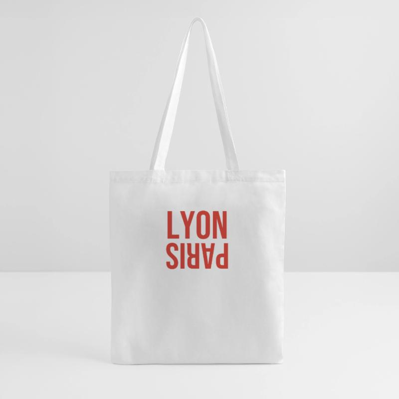 Lyon oder Paris? Stoffbeutel