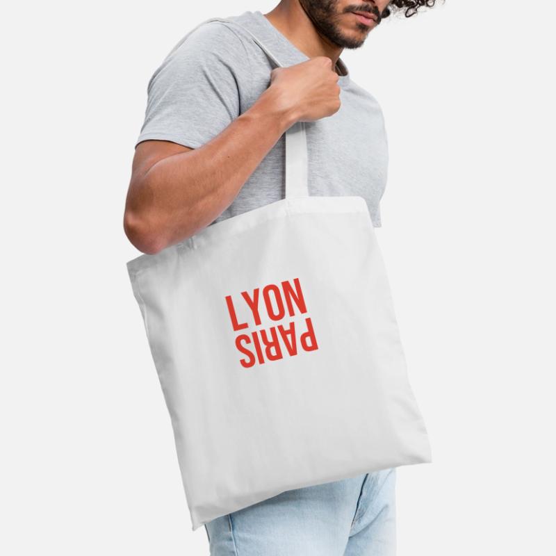Lyon oder Paris? Stoffbeutel