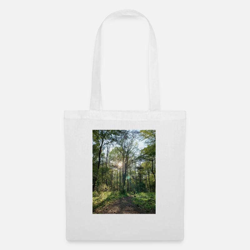 Waldweg - Stoffbeutel - Weiß