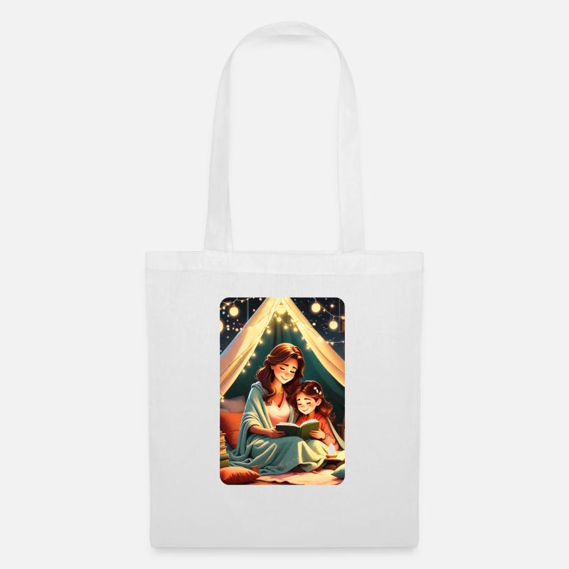 personalisiertes Design-Muttergeschenk - Stoffbeutel - Weiß