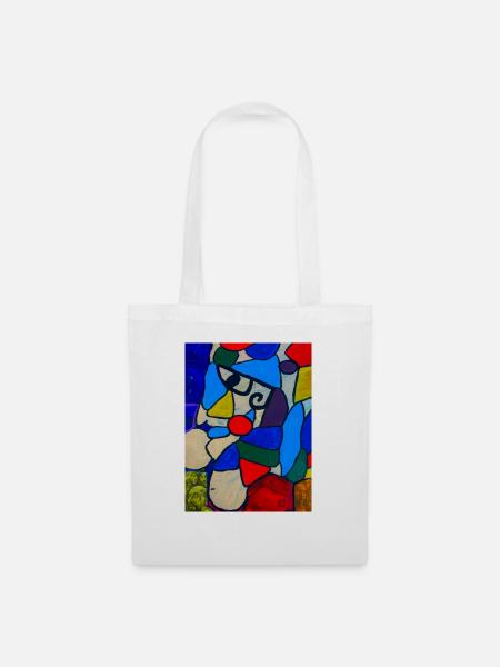 Kunstvolles Design - Stoffbeutel - Weiß