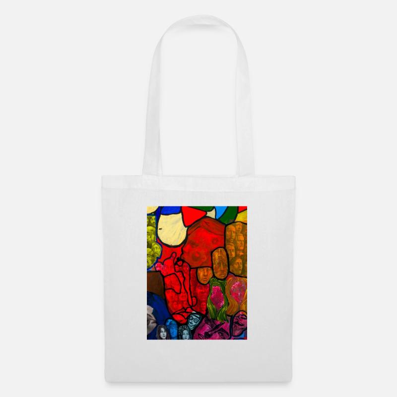 Kunstvolles Design - Stoffbeutel - Weiß