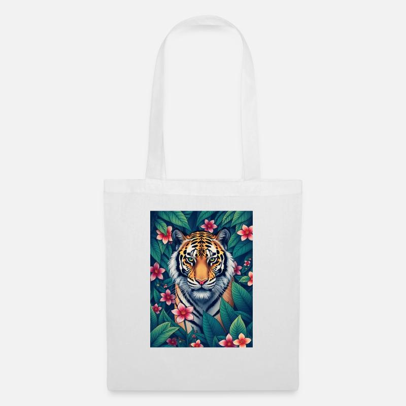 The Tiger never sleep - Stoffbeutel - Weiß