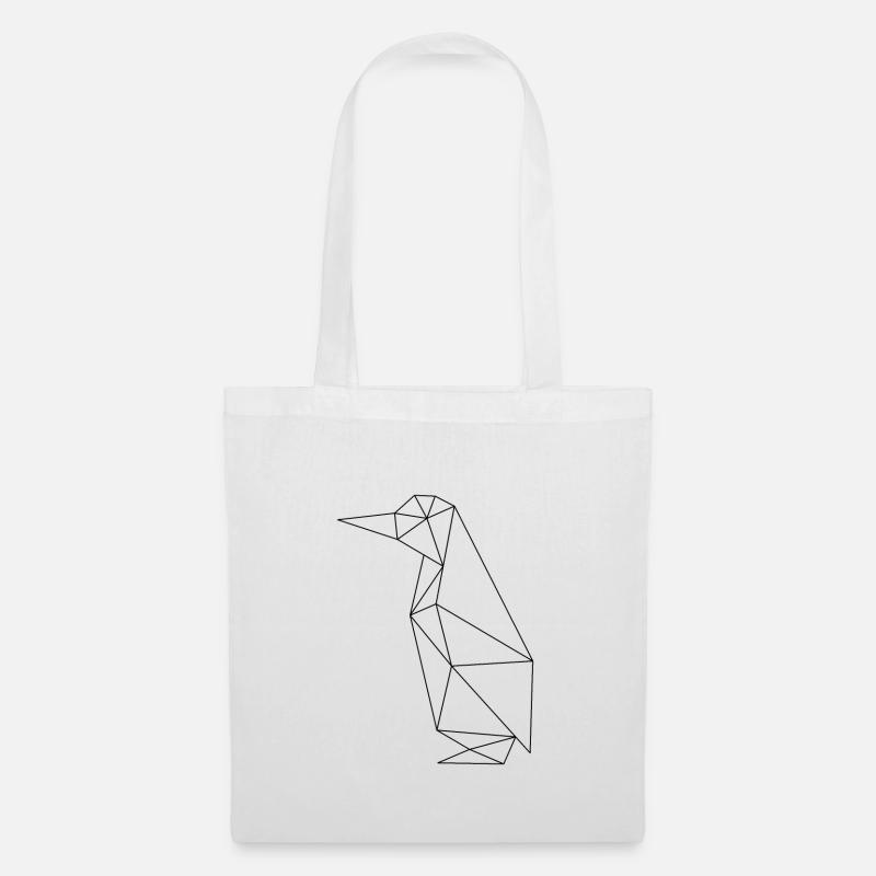 Hipster Pingu - Tote Bag - white