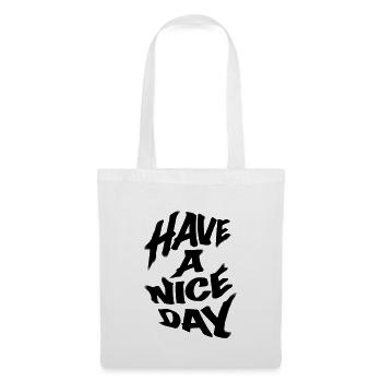 Bonne journée - Sac en tissu - blanc - Devant