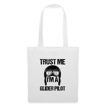Cadeau de planeur de planeur - Sac en tissu - blanc - Devant