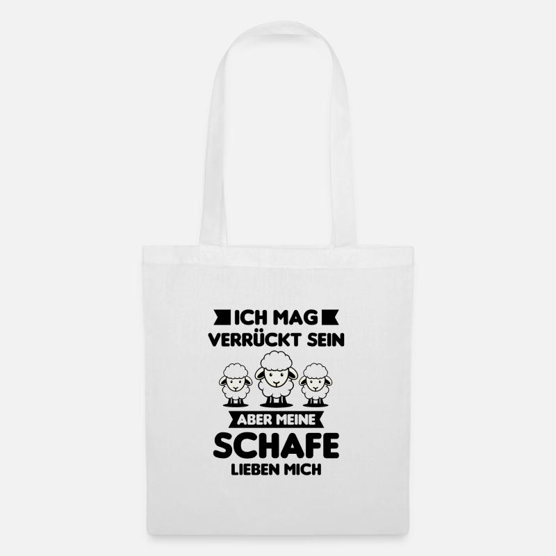 Schäfer Schaf Schafe Hirte Spruch Geschenk - Stoffbeutel - Weiß